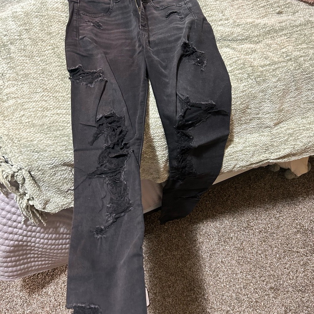American Eagle Outfitters Black High Rise Jeans